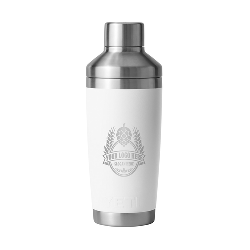 Personalized YETI® Rambler® 20 oz Cocktail Shaker - Etchified-YETI®-YTR20STUM-WHT
