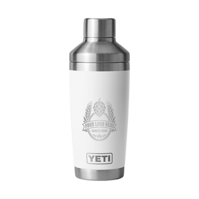 Personalized YETI® Rambler® 20 oz Cocktail Shaker - Etchified-YETI®-YTR20STUM-WHT