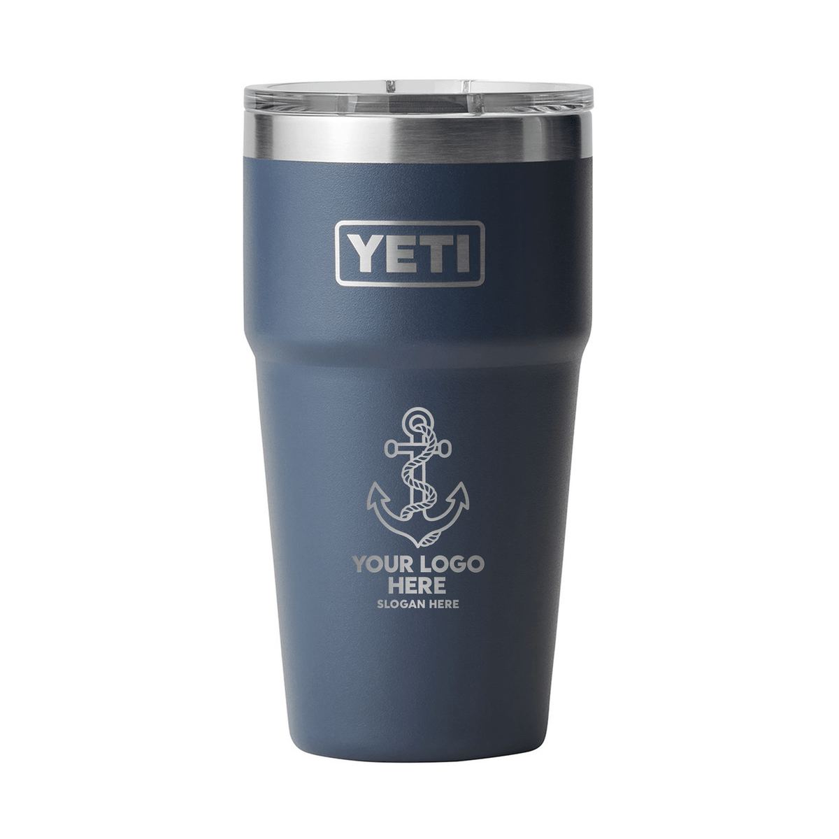 Personalized YETI® Rambler® 20 oz Stackable Cup with MagSlider™ Lid - Etchified-YETI®-YTR20STK-BLUNVY