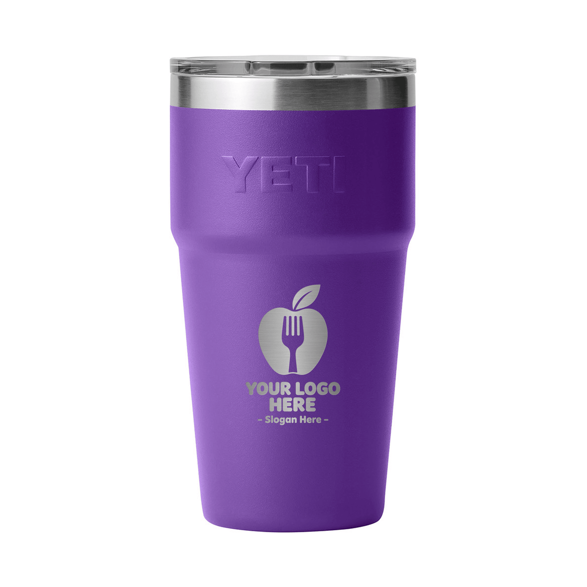 Personalized YETI® Rambler® 20 oz Stackable Cup with MagSlider™ Lid - Etchified-YETI®-YTR20STK-PACEPURPLE