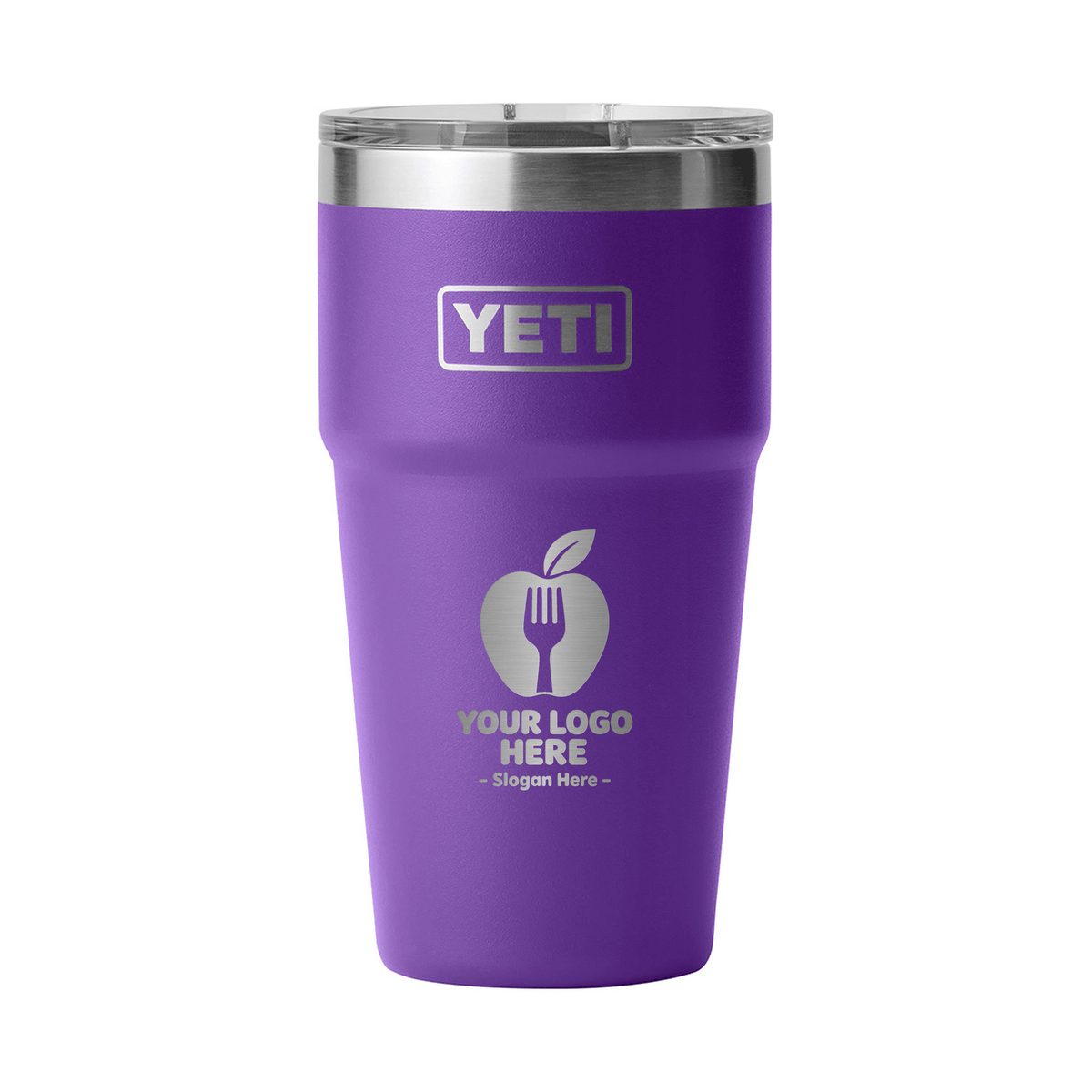 Personalized YETI® Rambler® 20 oz Stackable Cup with MagSlider™ Lid - Etchified-YETI®-YTR20STK-PACEPURPLE