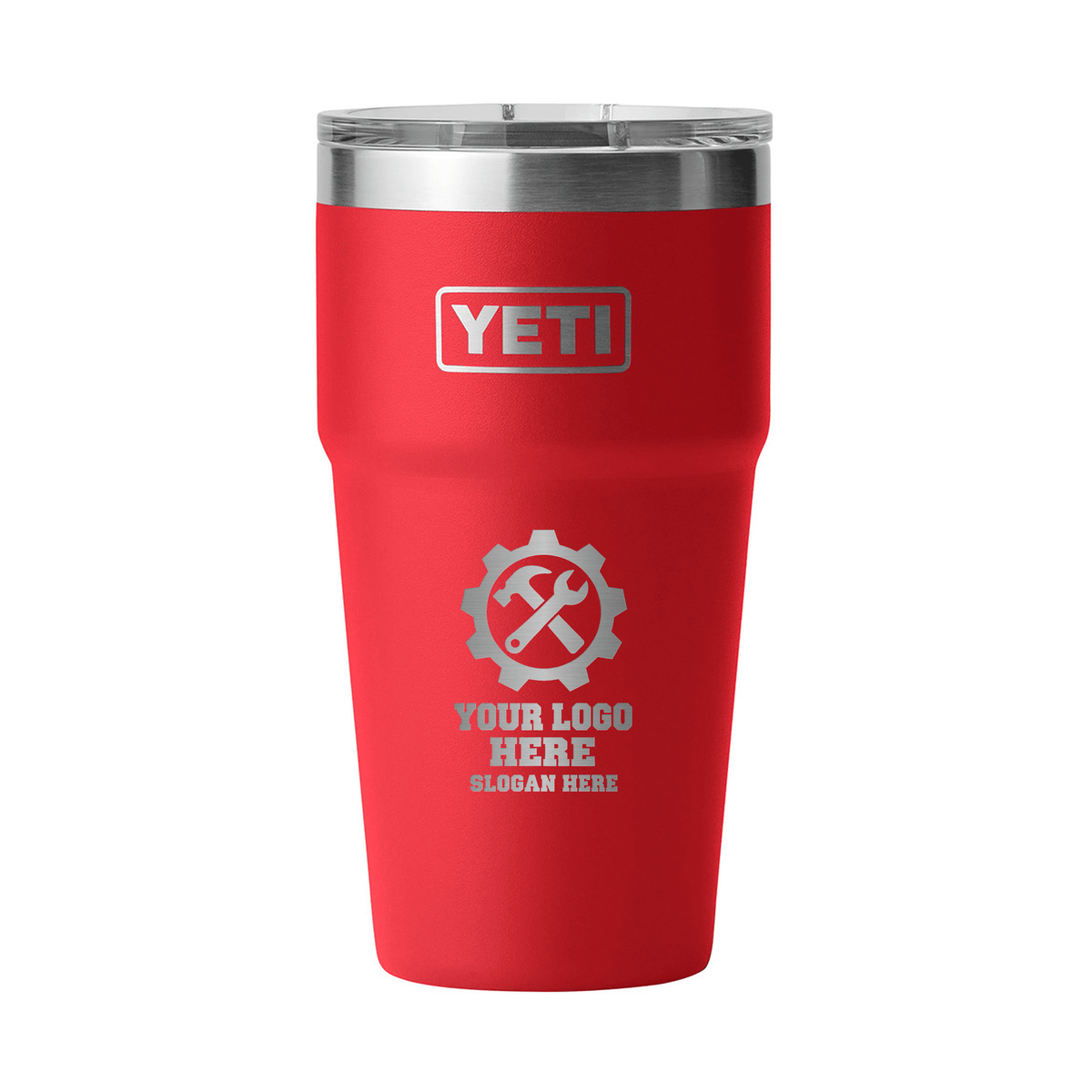 Personalized YETI® Rambler® 20 oz Stackable Cup with MagSlider™ Lid - Etchified-YETI®-YTR20STK-REDRESC