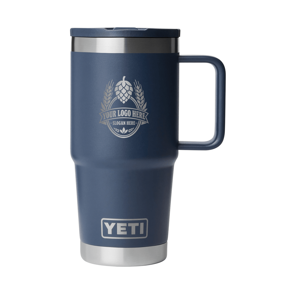Personalized YETI® Rambler® 20 oz Travel Straw Mug - Etchified-YETI®-YTR20TSM-BLUNVY