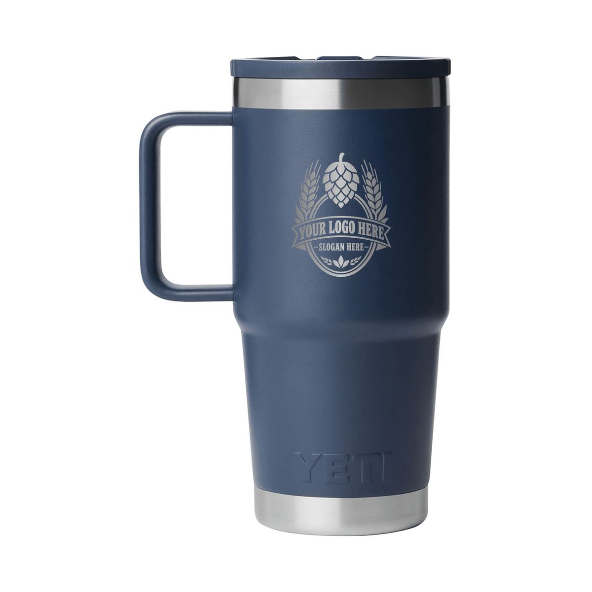 Personalized YETI® Rambler® 20 oz Travel Straw Mug - Etchified-YETI®-YTR20TSM-BLUNVY