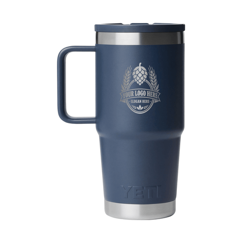 Personalized YETI® Rambler® 20 oz Travel Straw Mug - Etchified-YETI®-YTR20TSM-BLUNVY