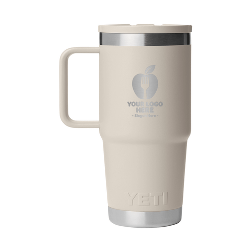 Personalized YETI® Rambler® 20 oz Travel Straw Mug - Etchified-YETI®-YTR20TSM-CAPETAUPE