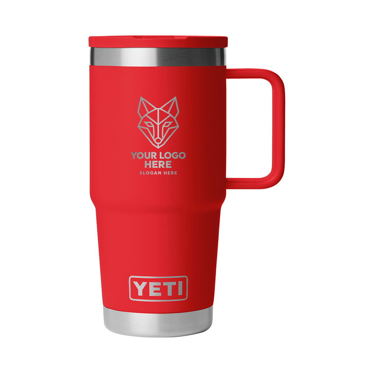 Personalized YETI® Rambler® 20 oz Travel Straw Mug - Etchified-YETI®-YTR20TSM-REDRESC