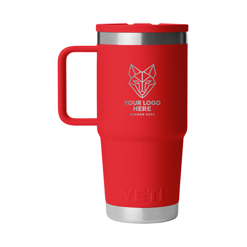 Personalized YETI® Rambler® 20 oz Travel Straw Mug - Etchified-YETI®-YTR20TSM-REDRESC