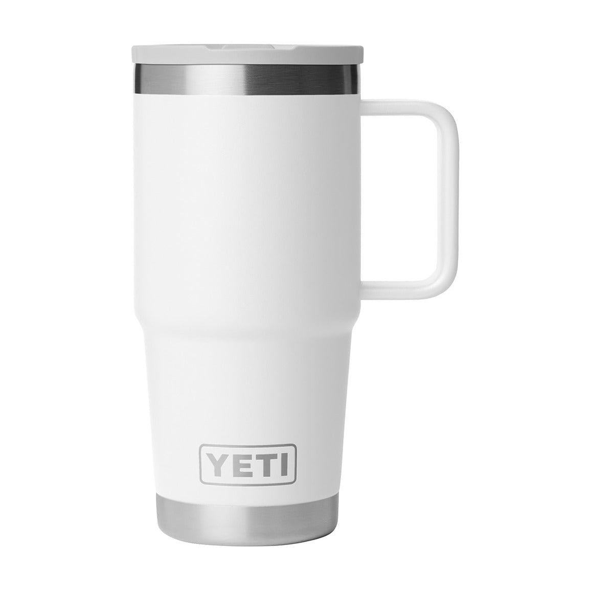 Personalized YETI® Rambler® 20 oz Travel Straw Mug - Etchified-YETI®-YTR20TSM-WHT