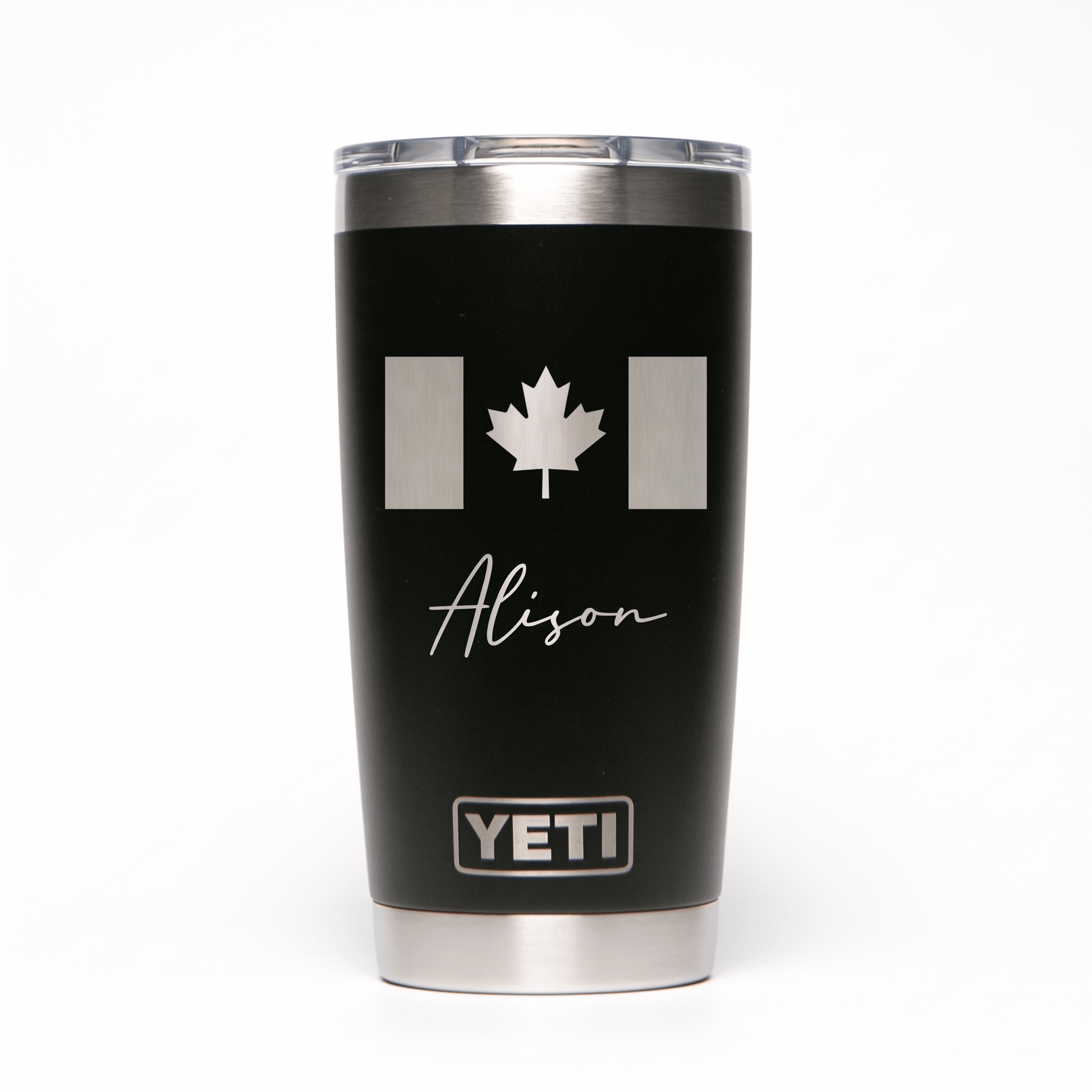 Personalized YETI® Rambler® 20 oz Tumbler - Etchified-YETI®-YRAM20BLACK