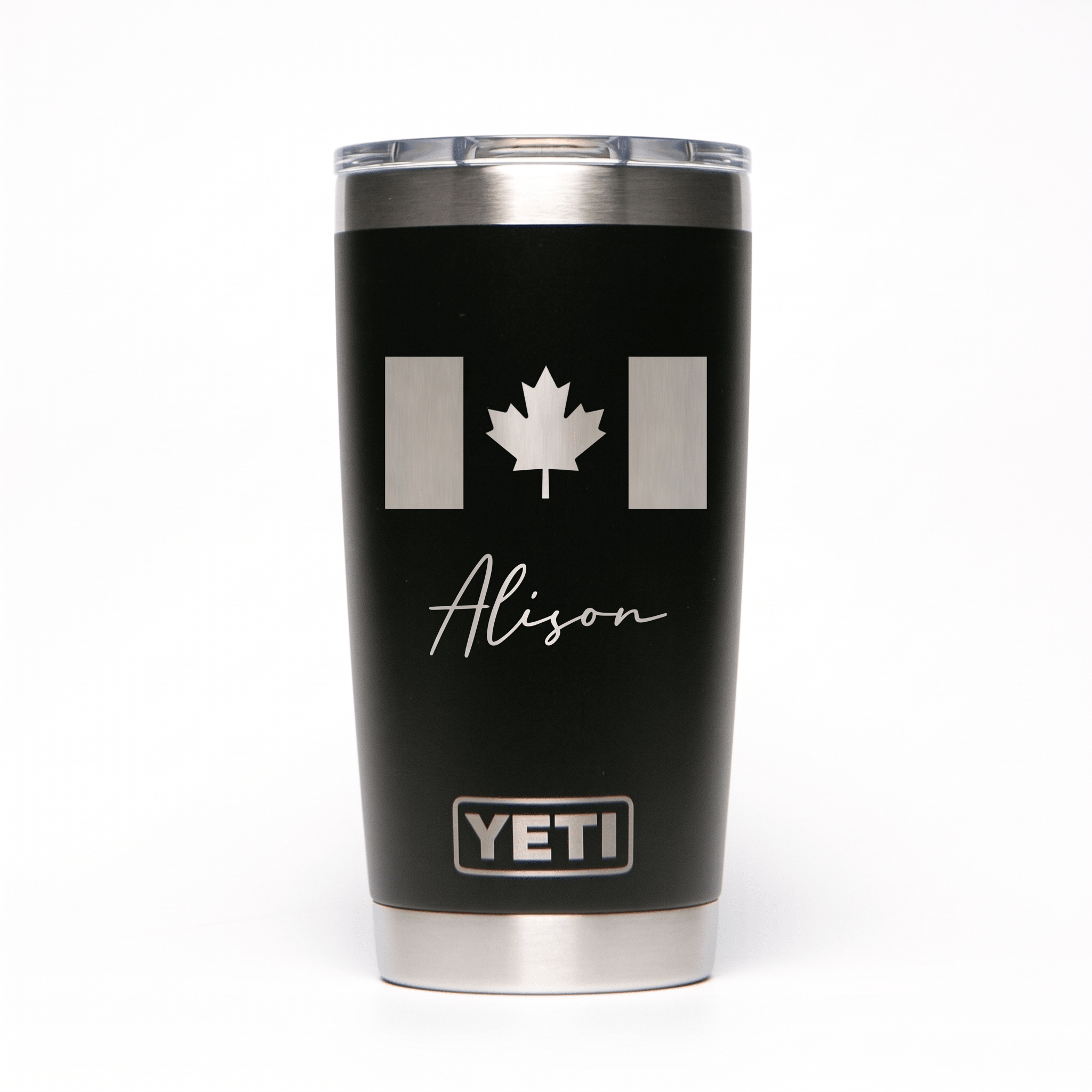 Personalized YETI® Rambler® 20 oz Tumbler - Etchified-YETI®-YRAM20BLACK