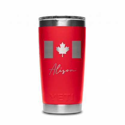 Personalized YETI® Rambler® 20 oz Tumbler - Etchified-YETI®-YRAM20RESCUERED