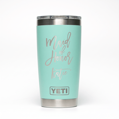 Personalized YETI® Rambler® 20 oz Tumbler - Etchified-YETI®-YRAM20SEAFOAM