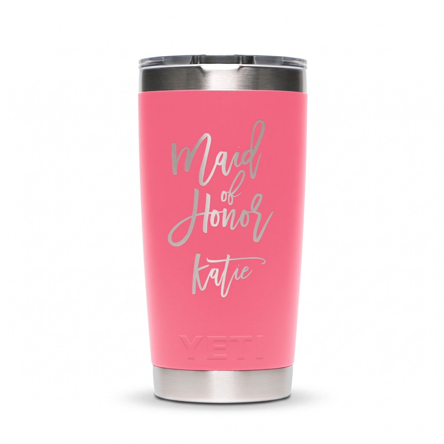 Personalized YETI® Rambler® 20 oz Tumbler - Etchified-YETI®-YRAM20TROPICALPINK