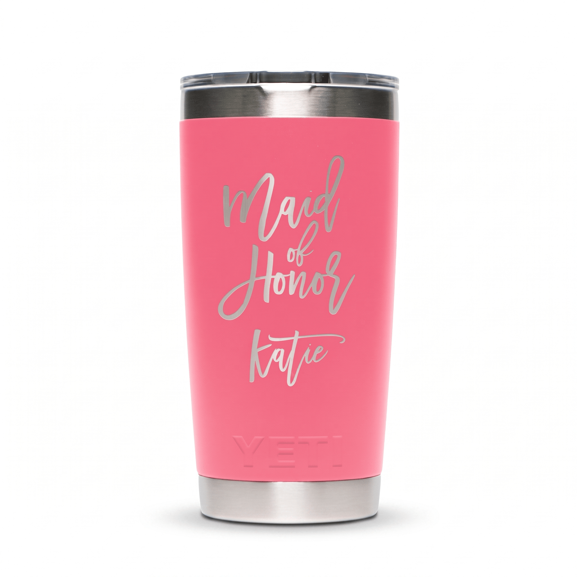 Personalized YETI® Rambler® 20 oz Tumbler - Etchified-YETI®-YRAM20TROPICALPINK