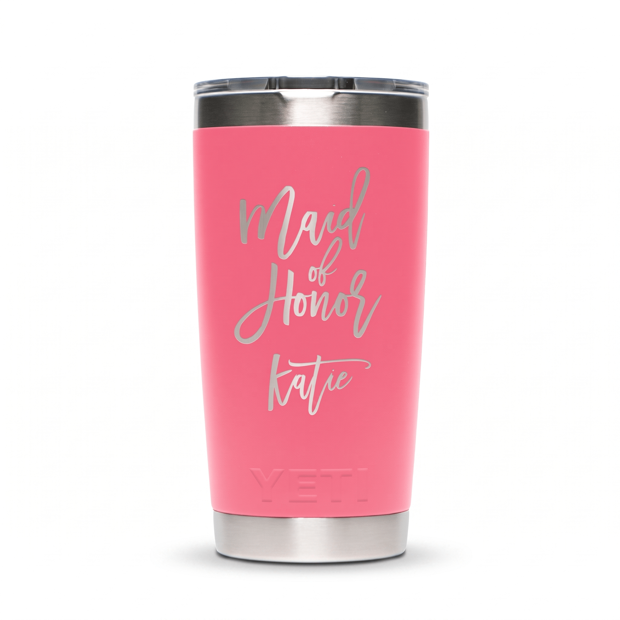 Personalized YETI® Rambler® 20 oz Tumbler - Etchified-YETI®-YRAM20TROPICALPINK