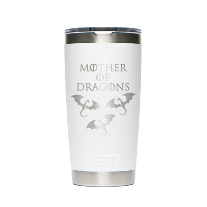 Personalized YETI® Rambler® 20 oz Tumbler - Etchified - YETI® - YRAM20WHITE