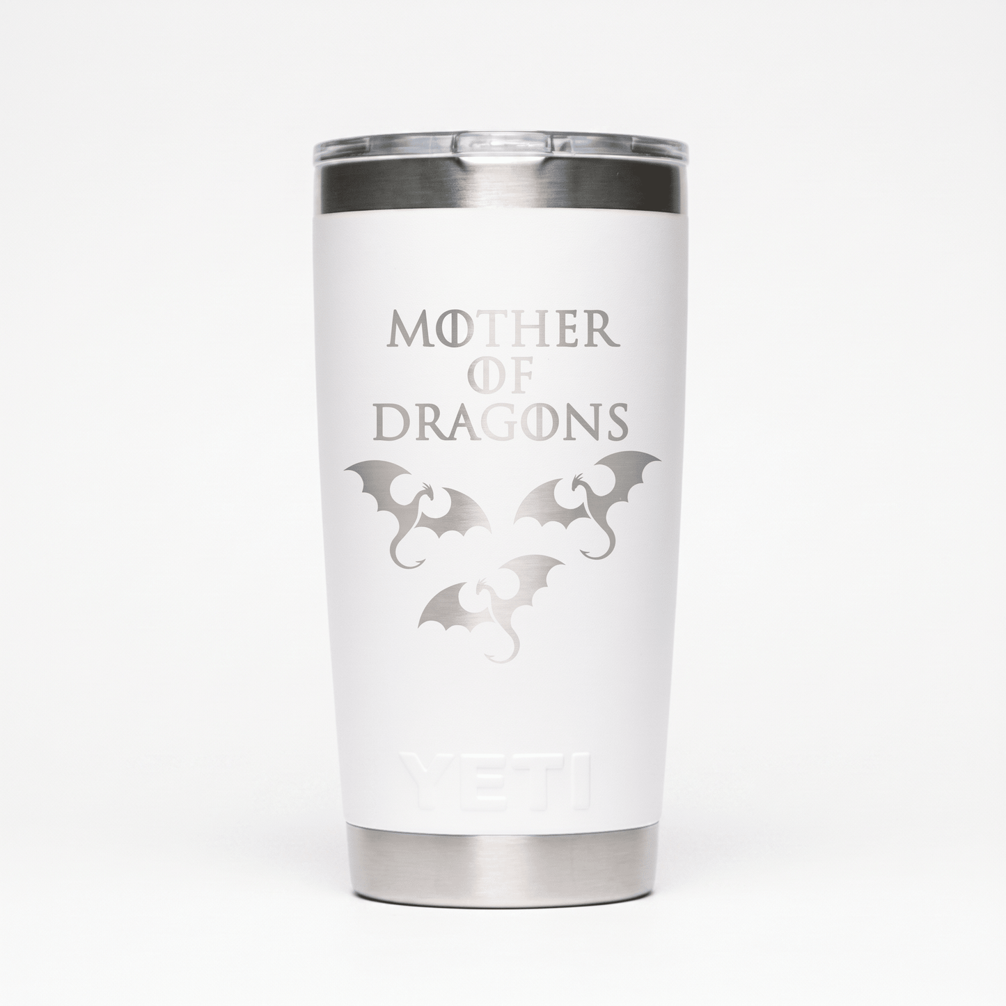 Personalized YETI® Rambler® 20 oz Tumbler - Etchified-YETI®-YRAM20WHITE