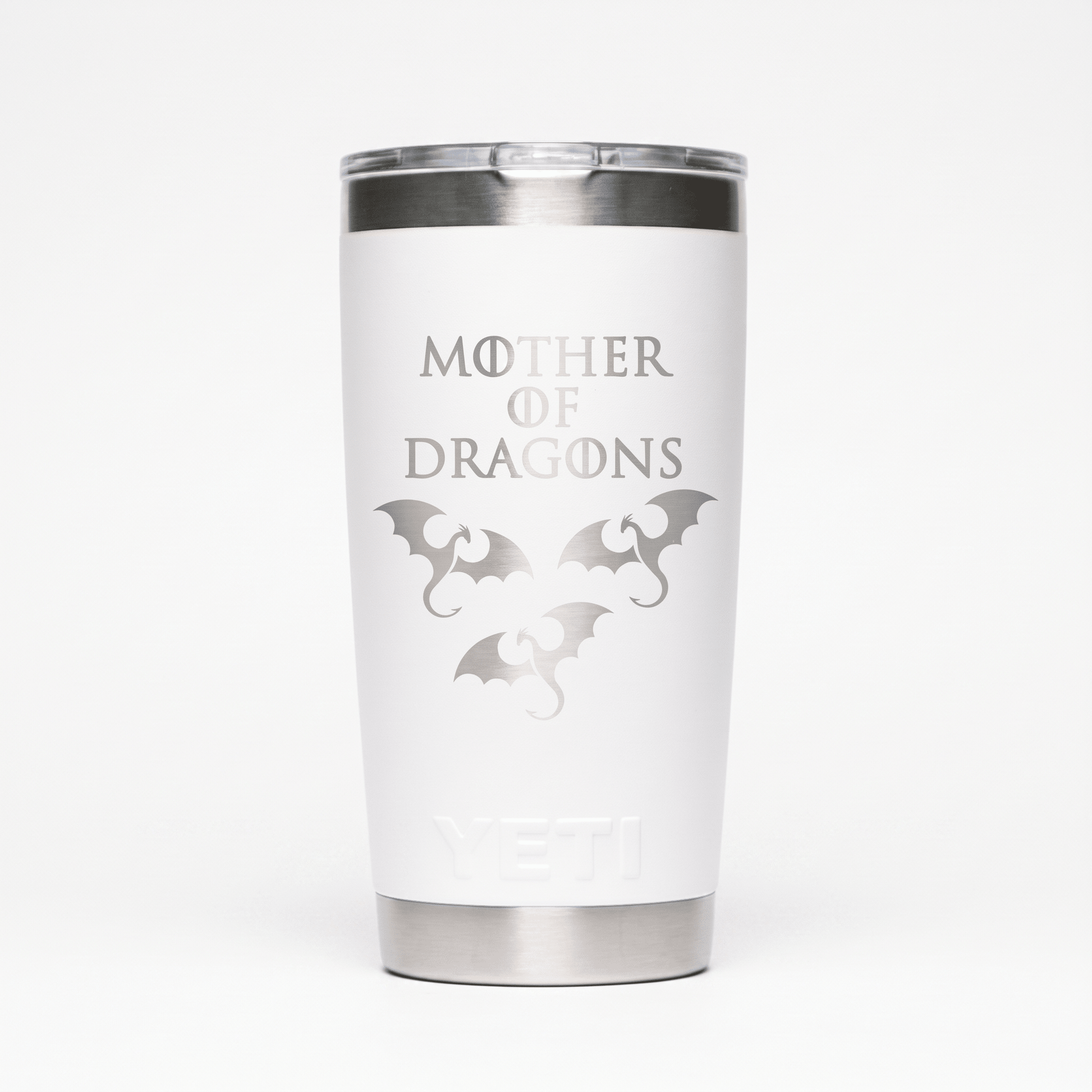 Personalized YETI® Rambler® 20 oz Tumbler - Etchified-YETI®-YRAM20WHITE