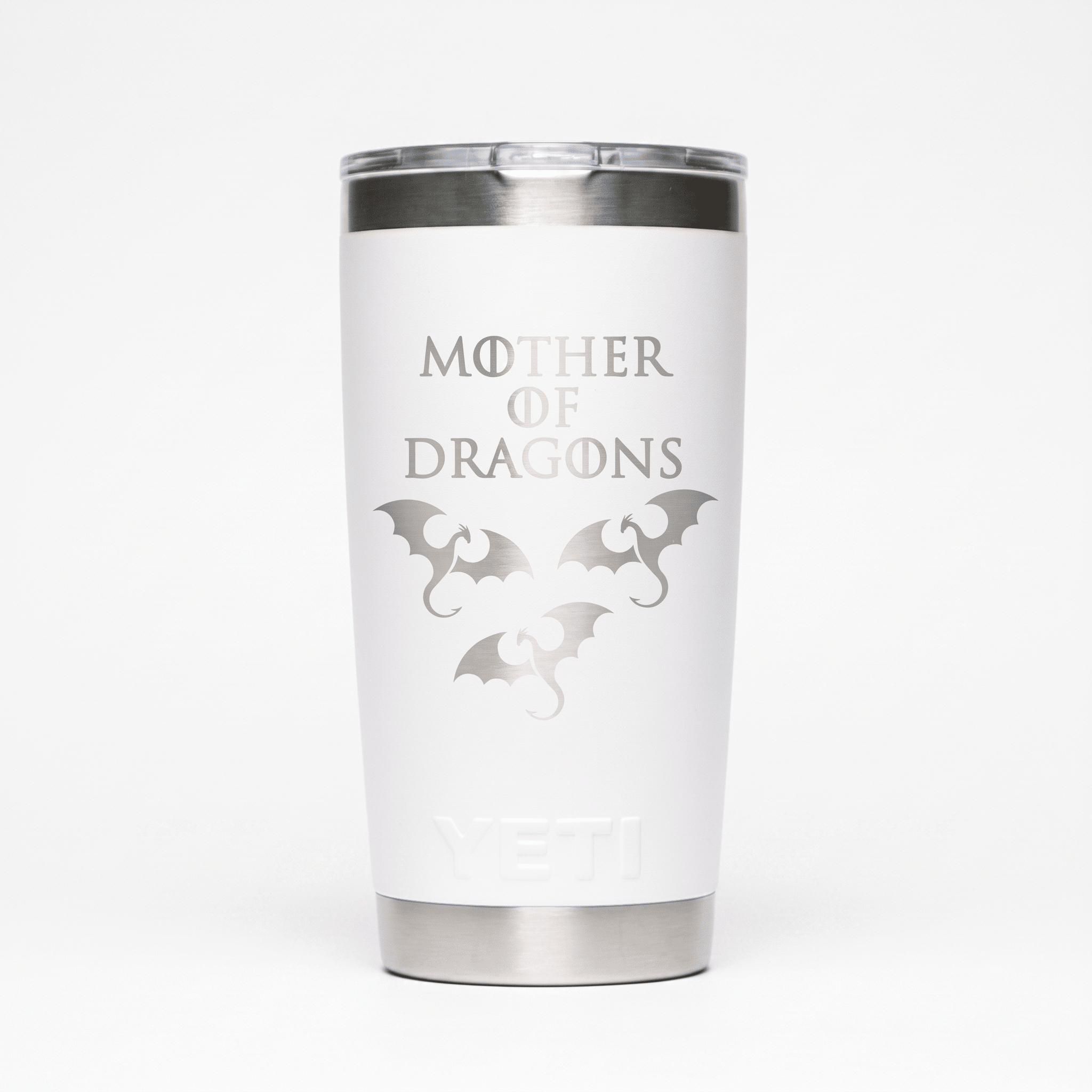 Personalized YETI® Rambler® 20 oz Tumbler - Etchified-YETI®-YRAM20WHITE