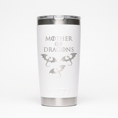 Personalized YETI® Rambler® 20 oz Tumbler - Etchified-YETI®-YRAM20WHITE