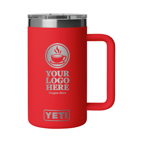 Personalized YETI® Rambler® 24 oz Mug with DuraSip™ Ceramic Lining - Etchified-YETI®-YTR24CL-REDRESC