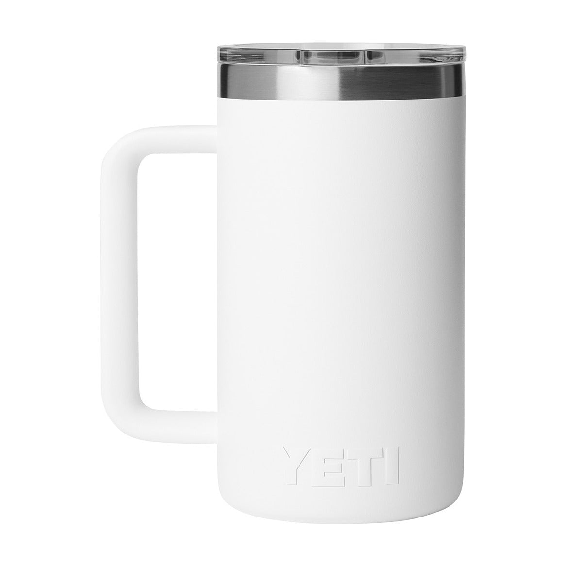 Personalized YETI® Rambler® 24 oz Mug with DuraSip™ Ceramic Lining - Etchified-YETI®-YTR24CL-WHT