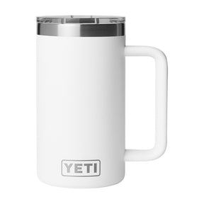 Personalized YETI® Rambler® 24 oz Mug with DuraSip™ Ceramic Lining - Etchified-YETI®-YTR24CL-WHT