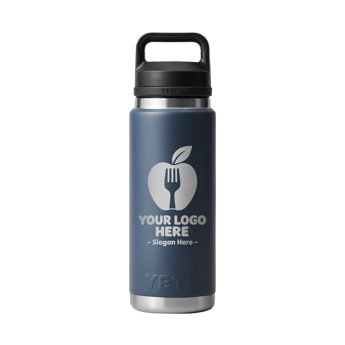 Personalized YETI® Rambler® 26 oz Bottle with Chug Cap - Etchified-YETI®-YTR26CB-BLUNVY