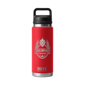 Personalized YETI® Rambler® 26 oz Bottle with Chug Cap - Etchified-YETI®-YTR26CB-REDRESC