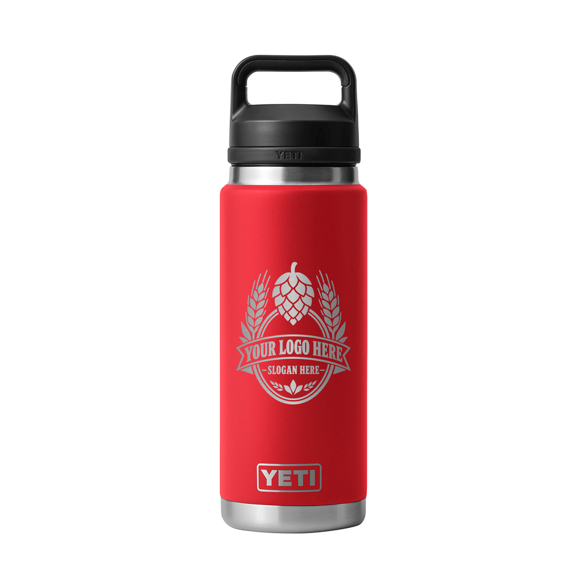 Personalized YETI® Rambler® 26 oz Bottle with Chug Cap - Etchified-YETI®-YTR26CB-REDRESC