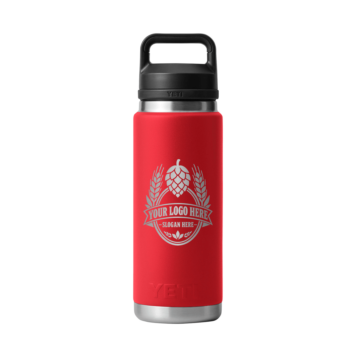 Personalized YETI® Rambler® 26 oz Bottle with Chug Cap - Etchified-YETI®-YTR26CB-REDRESC