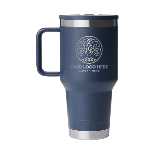Personalized YETI® Rambler® 30 oz Travel Straw Mug - Etchified-YETI®-YTR30TSM-BLUNVY