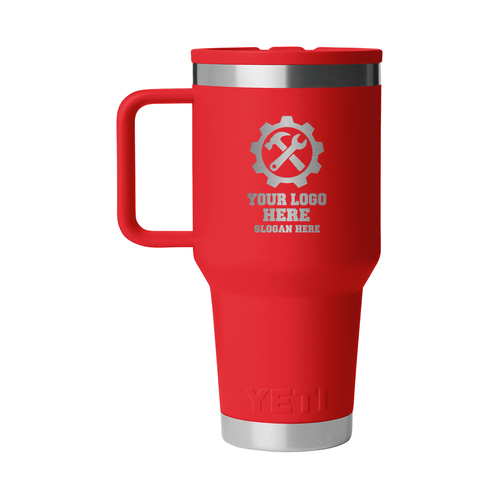 Personalized YETI® Rambler® 30 oz Travel Straw Mug - Etchified-YETI®-YTR30TSM-REDRESC
