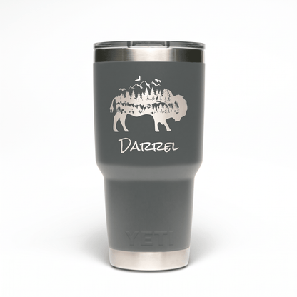 Personalized YETI® Rambler® 30 oz Tumbler - Etchified-YETI®-YRAM30BLACK