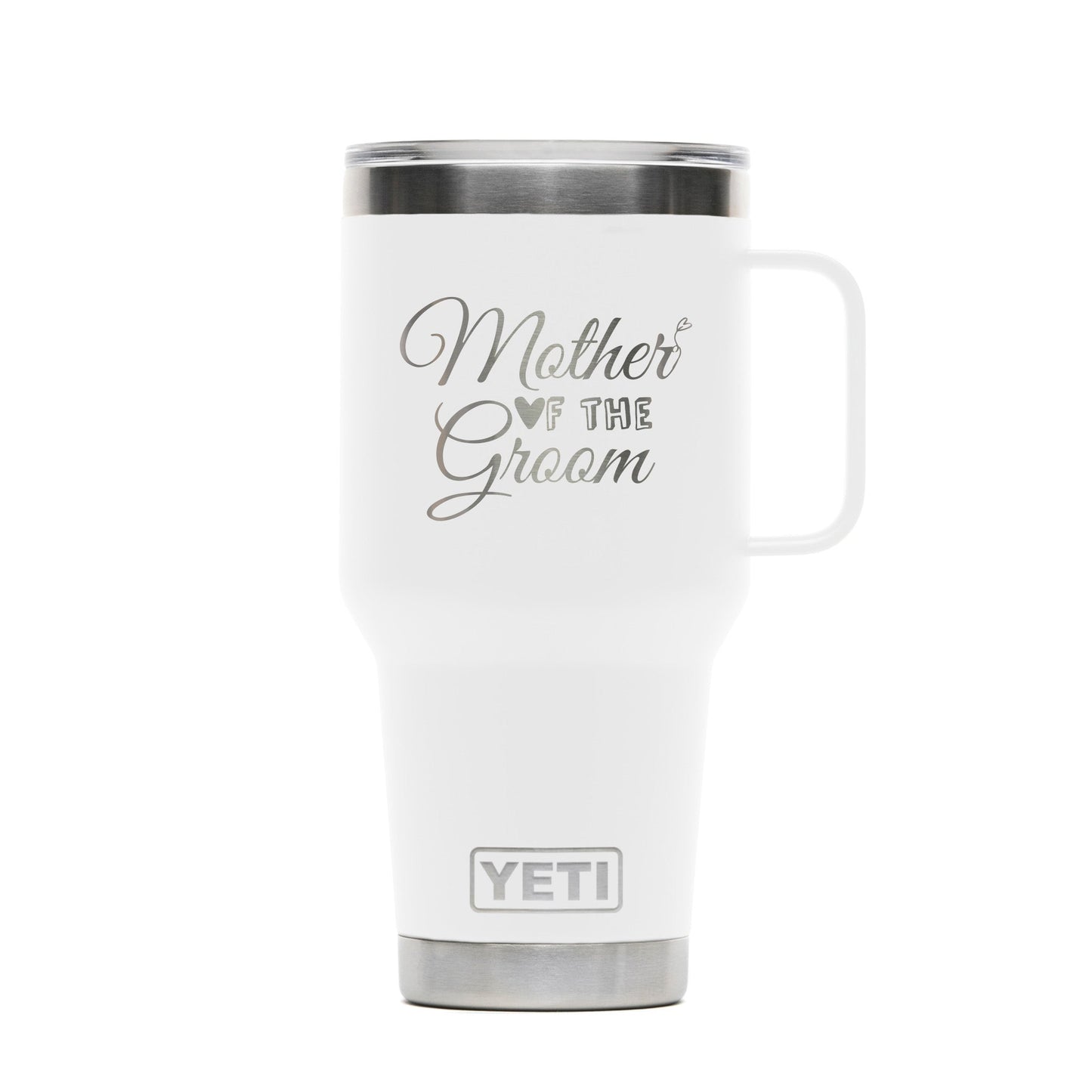 Personalized YETI® Rambler® 30oz Travel Mug with Stronghold Lid - Etchified - YETI® - YRAM30HWHITE