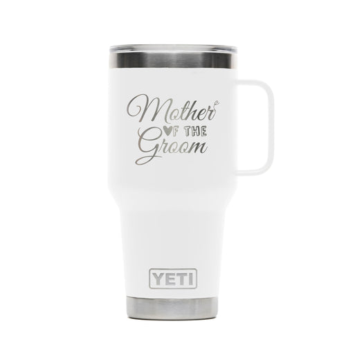 Personalized YETI® Rambler® 30oz Travel Mug with Stronghold Lid - Etchified - YETI® - YRAM30HWHITE