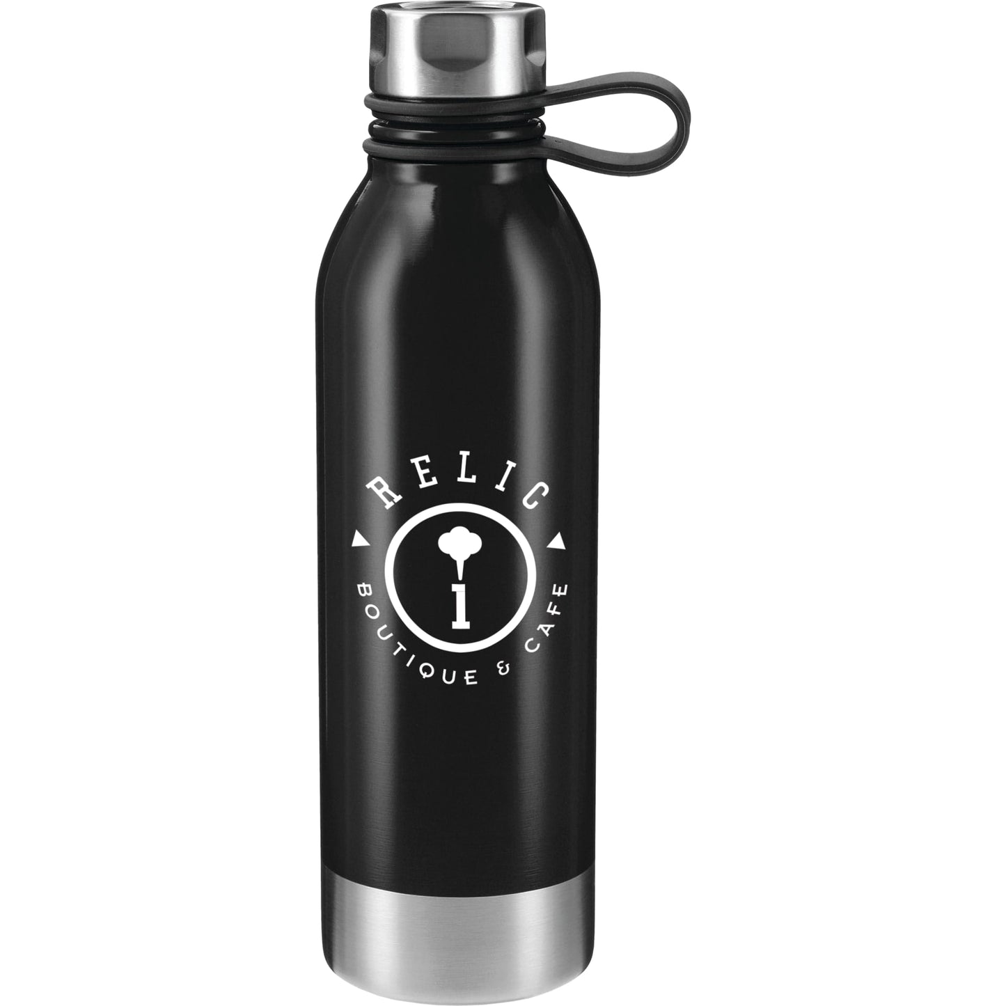 Perth 25oz Stainless Sports Bottle - Etchified - Etchified - SM-6975BK