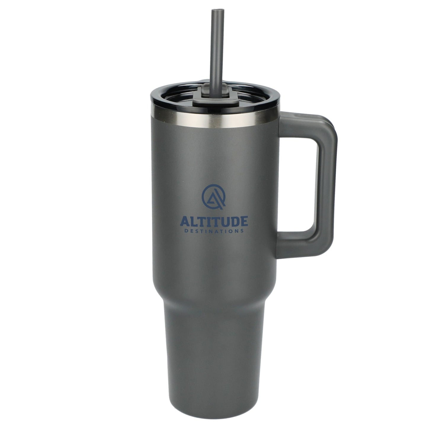 Pinnacle Recycled Travel Tumbler with Straw 40oz - Etchified - Etchified - 1603-15GY