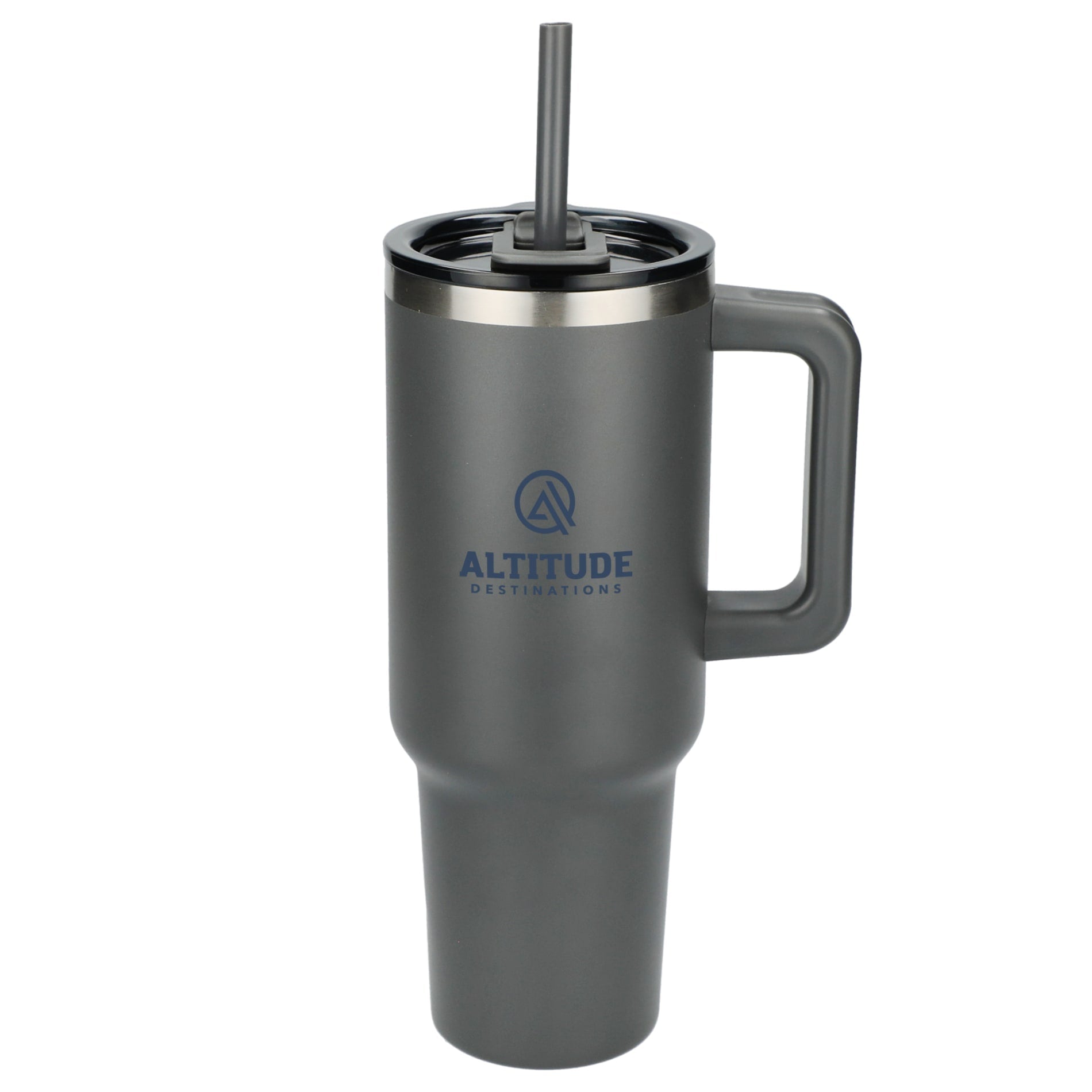Pinnacle Recycled Travel Tumbler with Straw 40oz - Etchified - Etchified - 1603-15GY