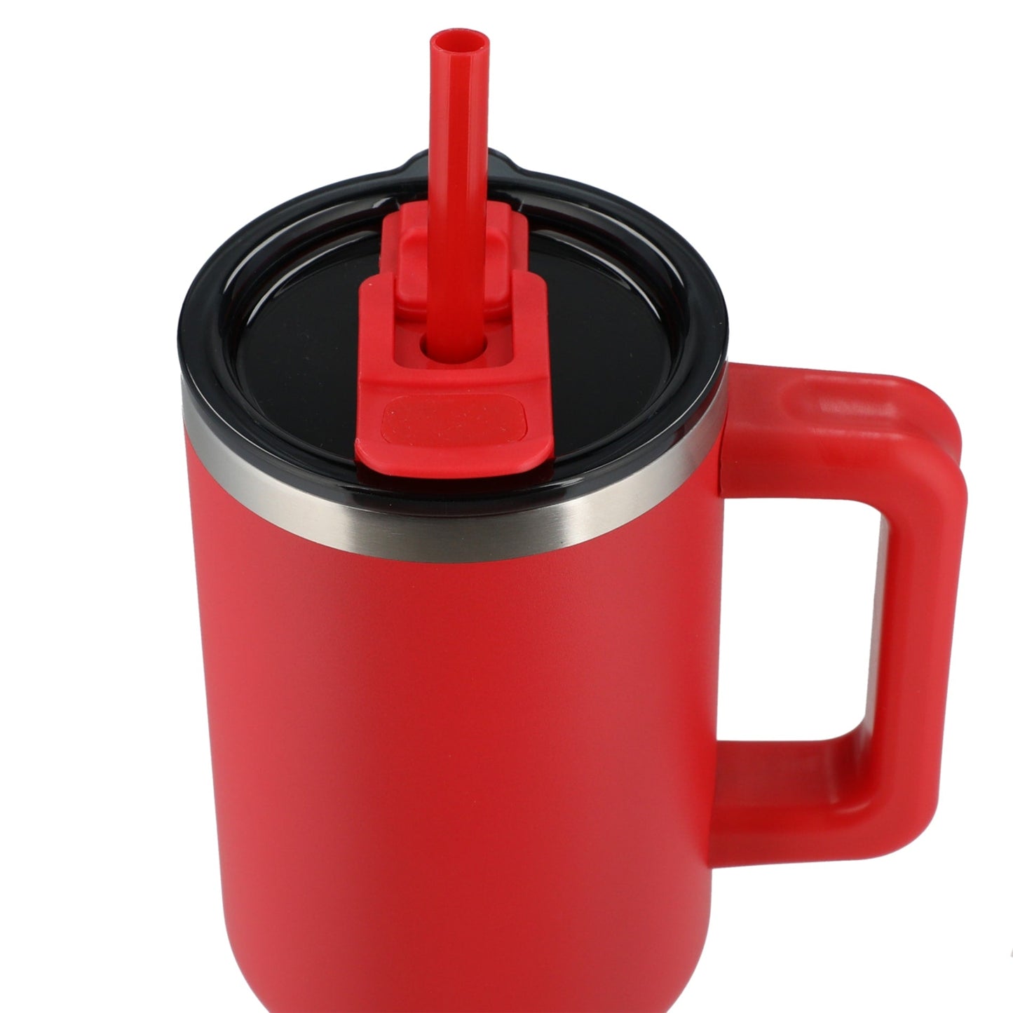 Pinnacle Recycled Travel Tumbler with Straw 40oz - Etchified - Etchified - 1603-15RD