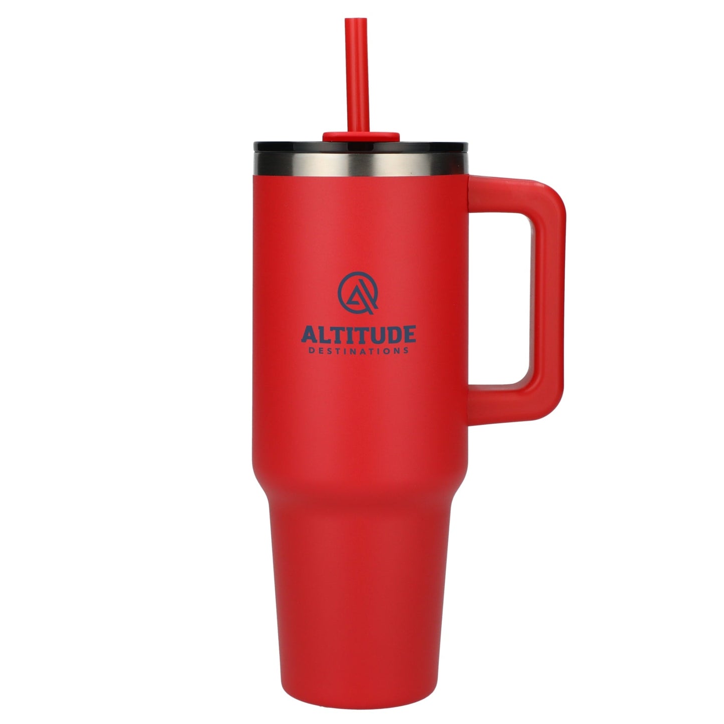 Pinnacle Recycled Travel Tumbler with Straw 40oz - Etchified - Etchified - 1603-15RD