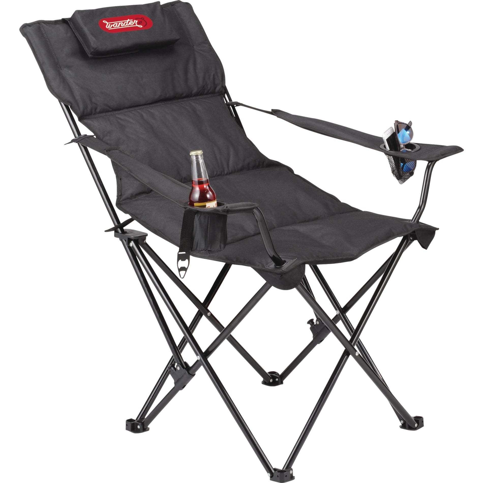 Premium Padded Reclining Chair (400lb Capacity) - Etchified - Etchified - 1070-87BK