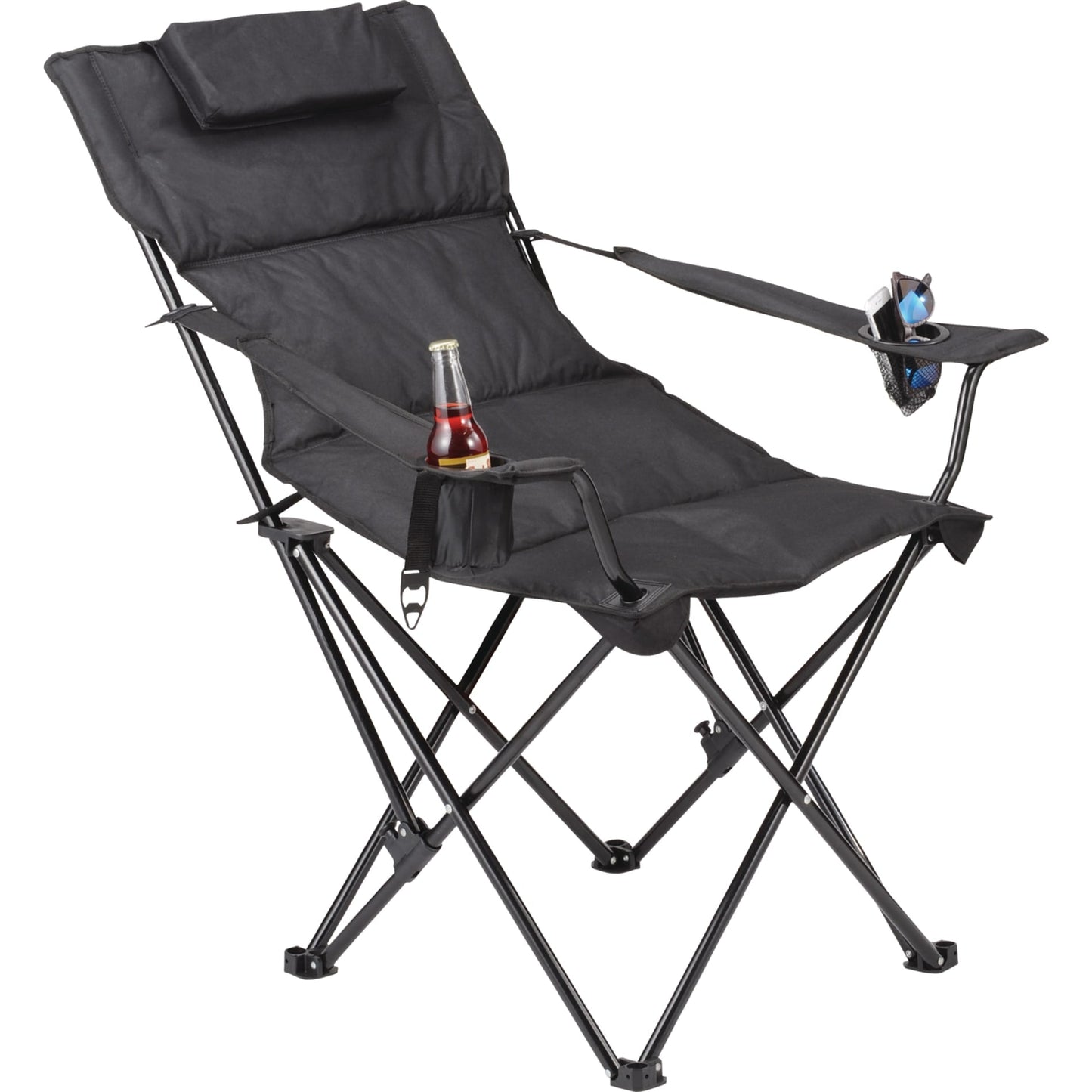 Premium Padded Reclining Chair (400lb Capacity) - Etchified - Etchified - 1070-87BK