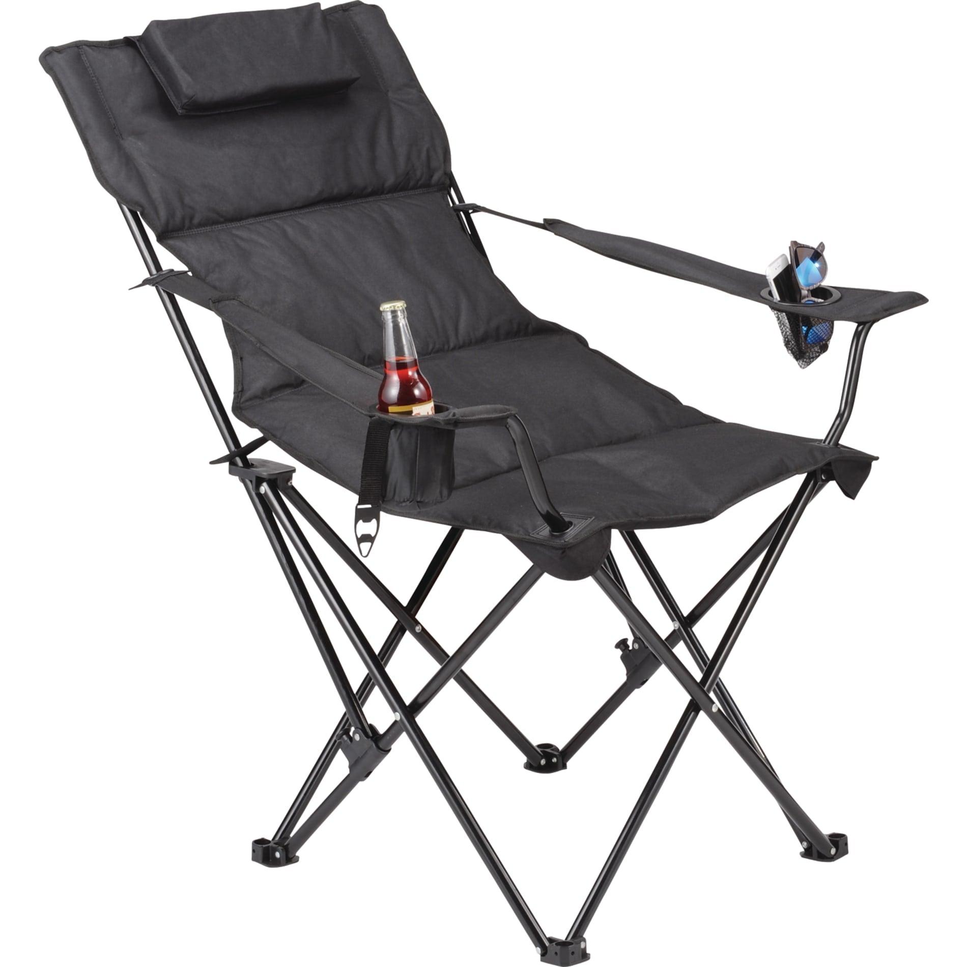 Premium Padded Reclining Chair (400lb Capacity) - Etchified - Etchified - 1070-87BK
