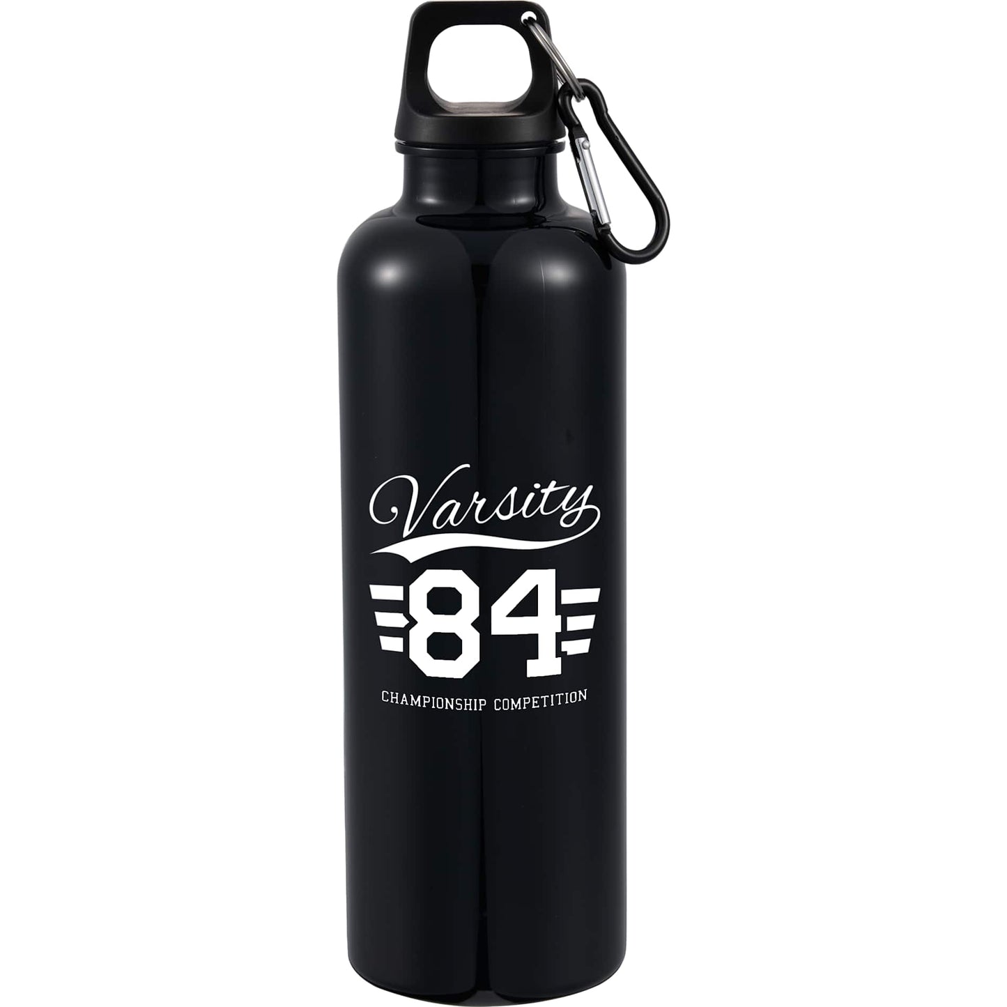 Race 25oz Recycled Bottle with Carabiner - Etchified - Etchified - SM-6973BK