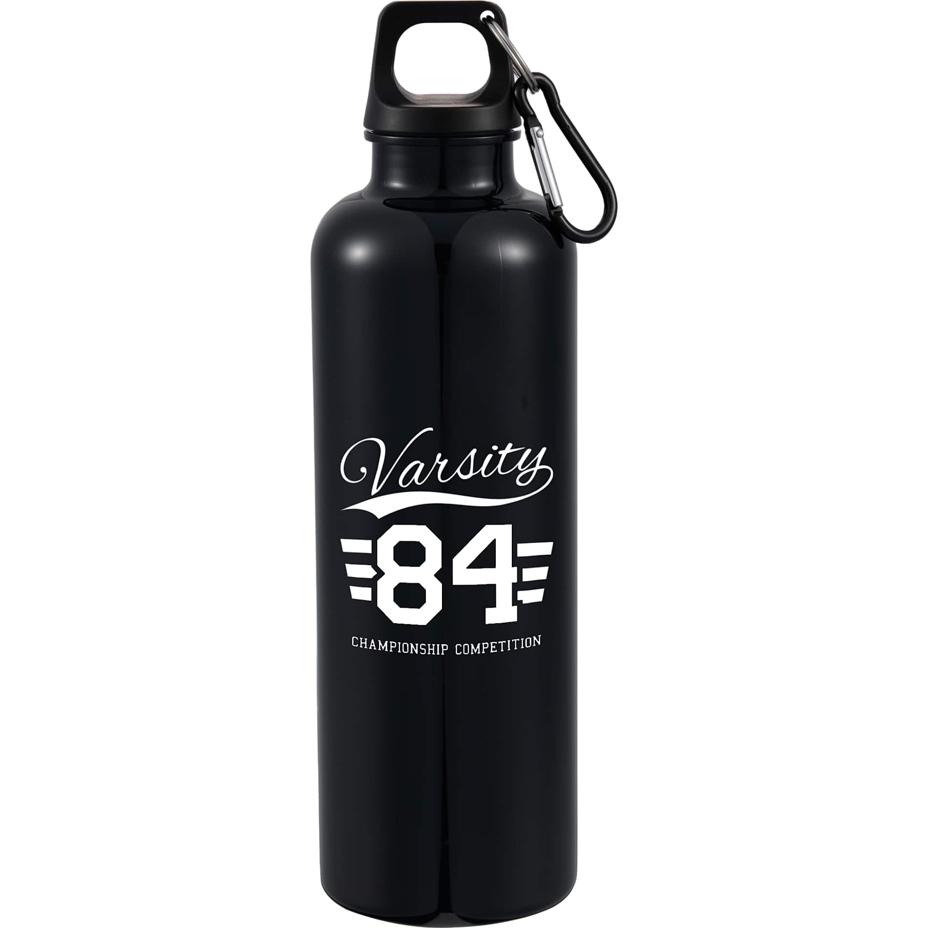 Race 25oz Recycled Bottle with Carabiner - Etchified - Etchified - SM-6973BK