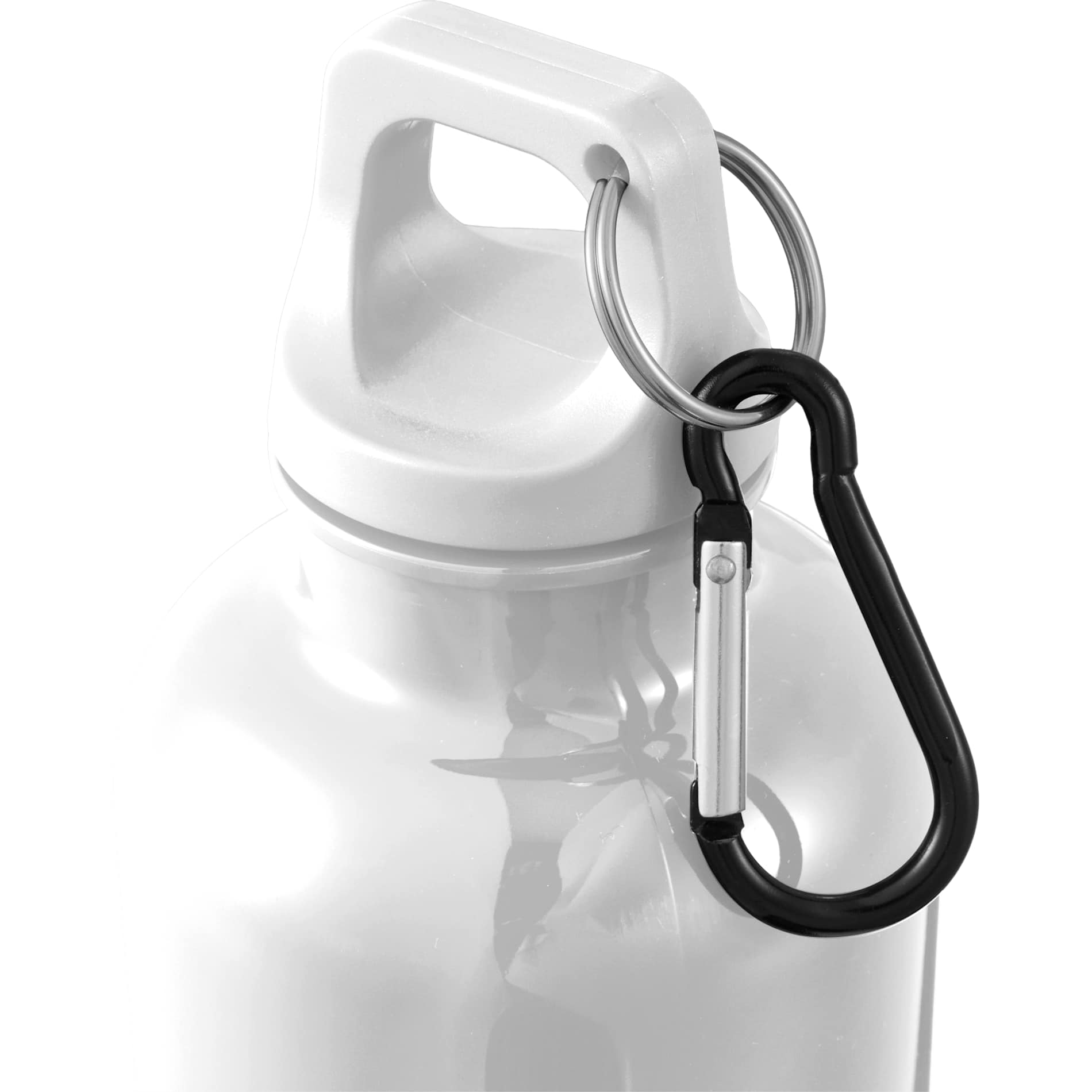 Race 25oz Recycled Bottle with Carabiner - Etchified - Etchified - SM-6973WH