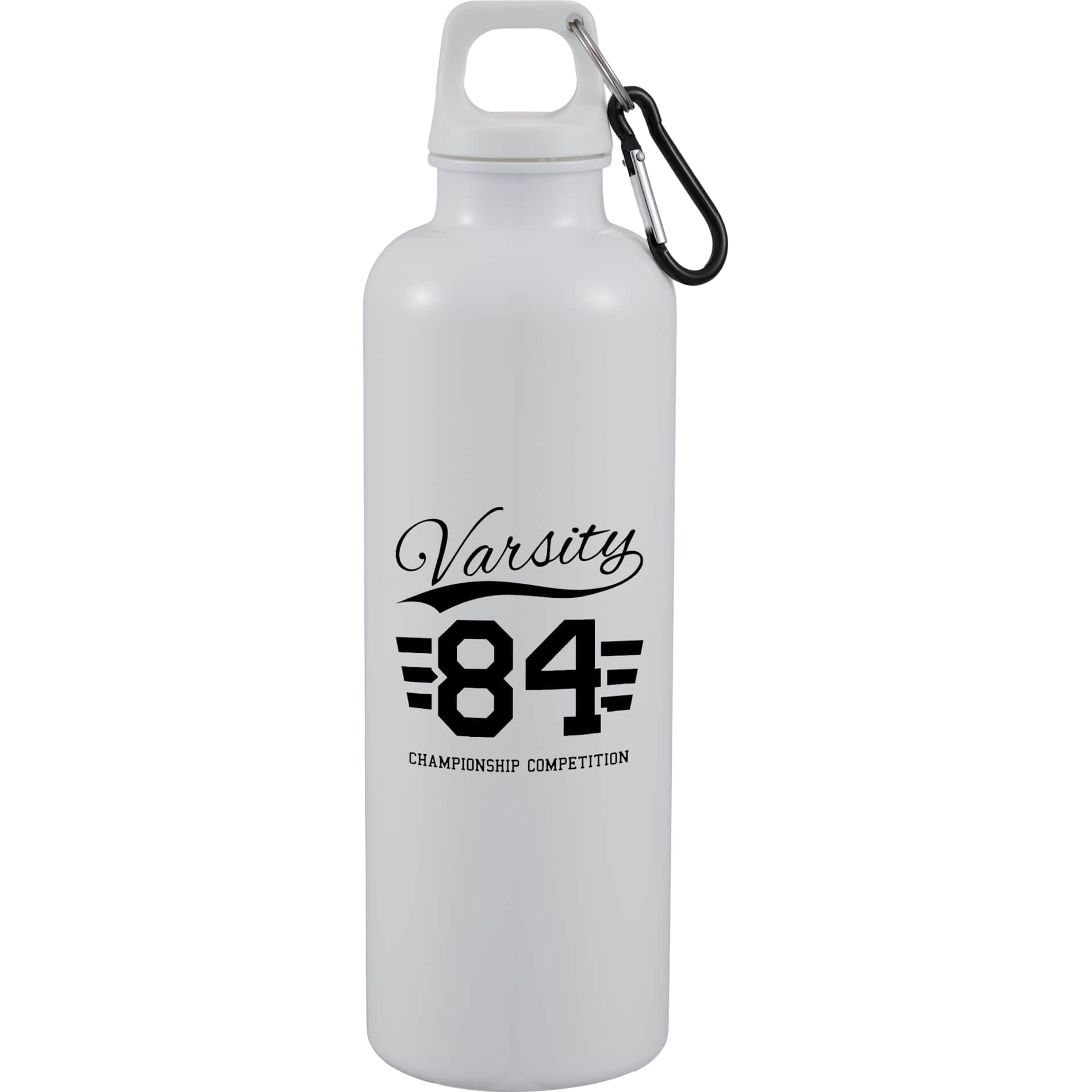 Race 25oz Recycled Bottle with Carabiner - Etchified - Etchified - SM-6973WH