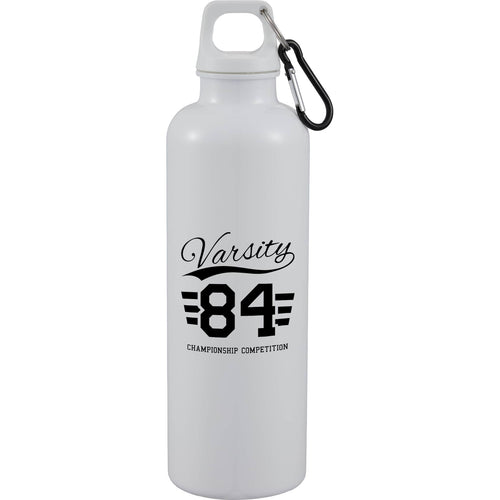 Race 25oz Recycled Bottle with Carabiner - Etchified - Etchified - SM-6973WH